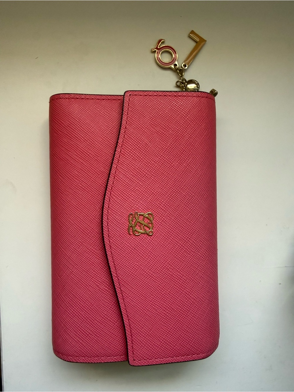 Louis Quatorze Pink Leather Wallet from Heirs Korean drama